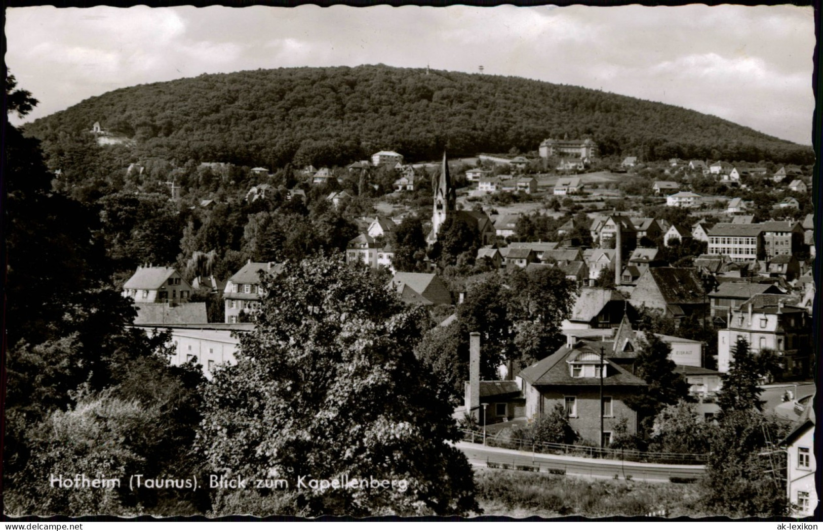 Ansichtskarte Hofheim (Taunus) Panorama-Ansicht Blick Vom Kapellenberg 1963 - Hofheim