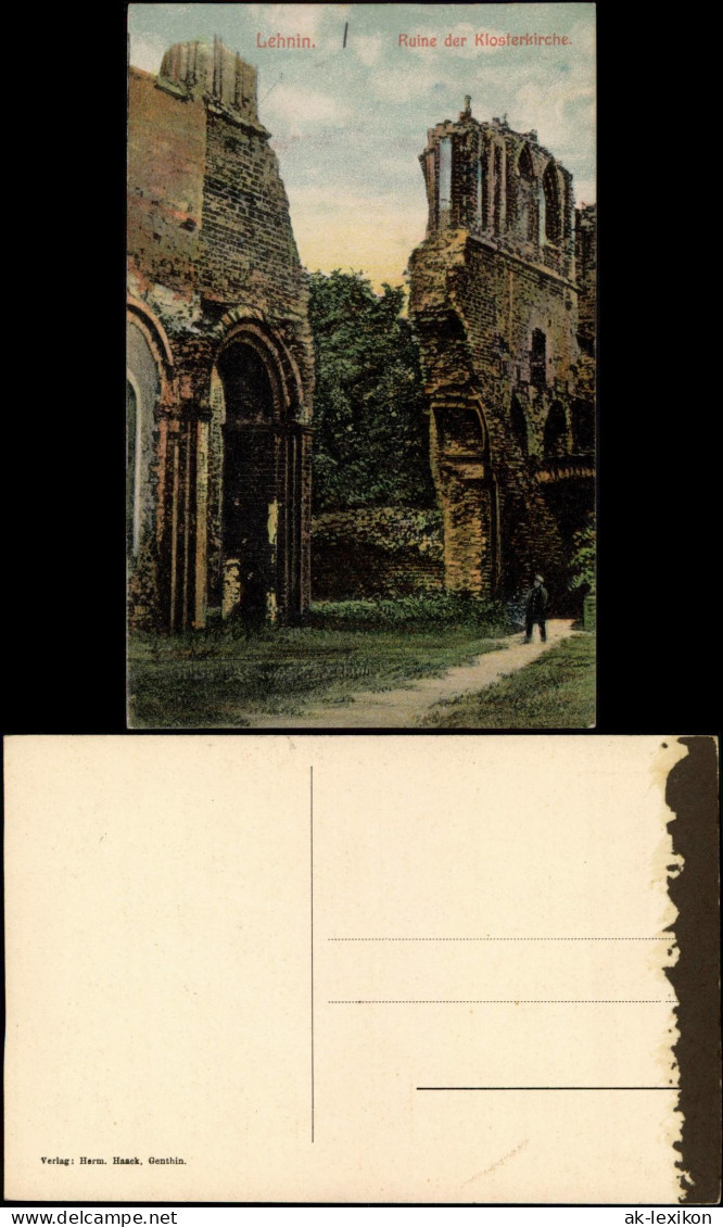 Ansichtskarte Kloster Lehnin Ruine Der Klosterkirche Kloster-Kirche 1910 - Lehnin