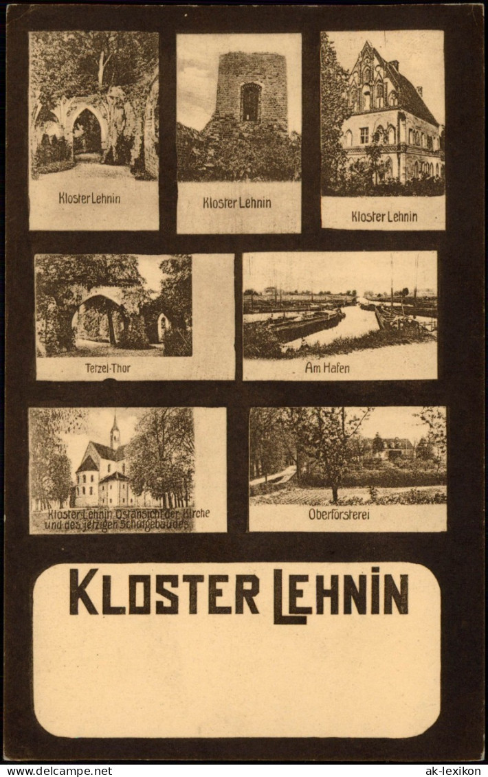 Lehnin-Kloster Lehnin MB-AK Hafen, Oberförsterei, Kloster, Tetzel-Thor Uvm. 1910 - Lehnin