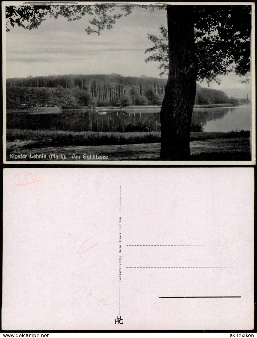 Lehnin-Kloster Lehnin Blick Auf Den Gohlitzsee Vom Wald Aus 1920 - Lehnin