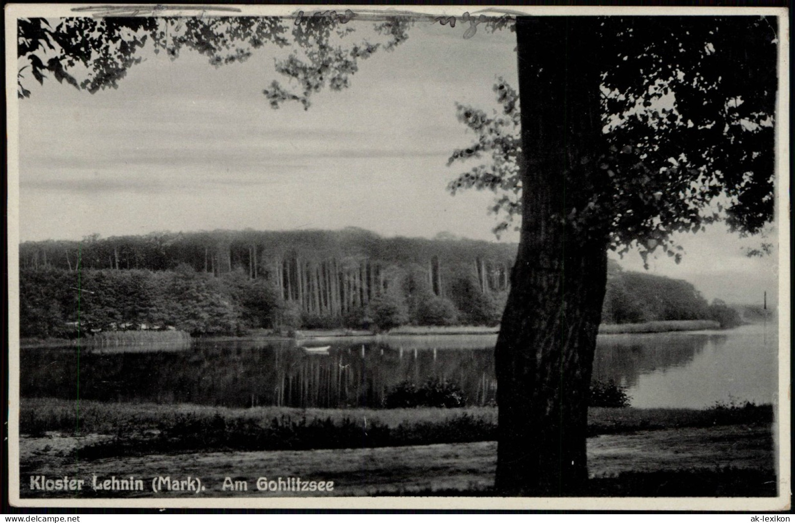 Lehnin-Kloster Lehnin Blick Auf Den Gohlitzsee Vom Wald Aus 1920 - Lehnin