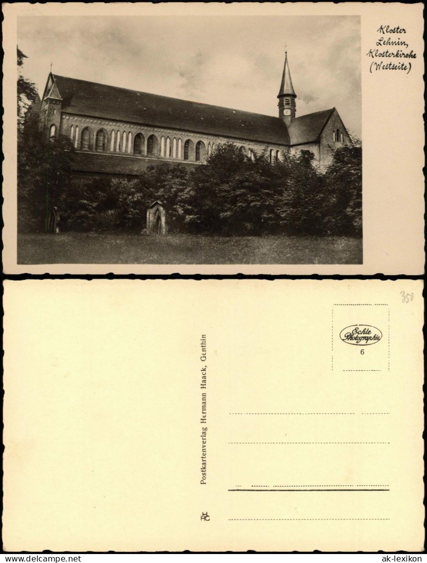 Ansichtskarte Lehnin-Kloster Lehnin Kloster Mit Klosterkirche 1920 - Lehnin