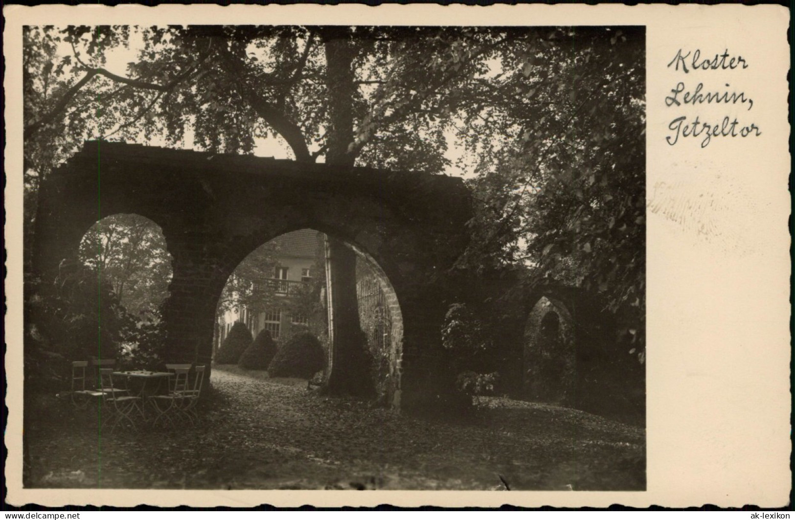 Ansichtskarte Lehnin-Kloster Lehnin Stadtteilansicht Partie Am Tezeltor 1920 - Lehnin