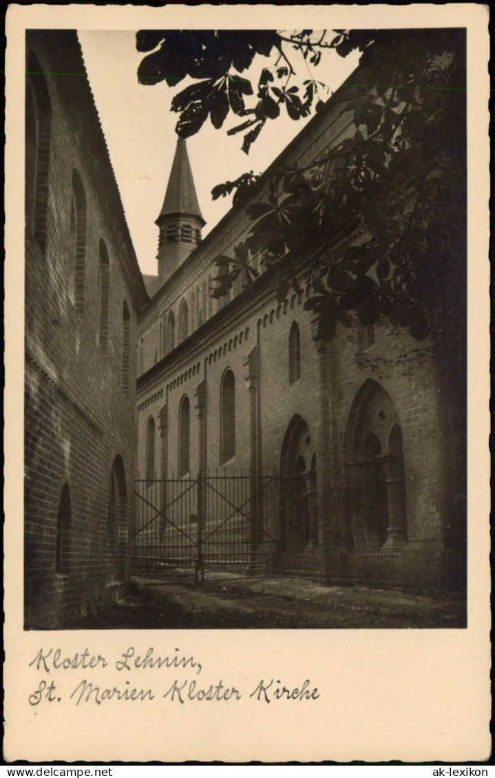 Lehnin-Kloster Lehnin St. Marien Kloster Kirche Außenansicht 1920 - Lehnin