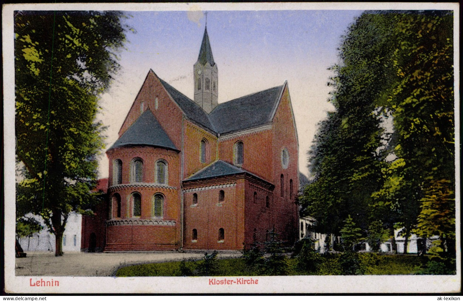 Ansichtskarte Lehnin-Kloster Lehnin Klosterkirche 1922 - Lehnin