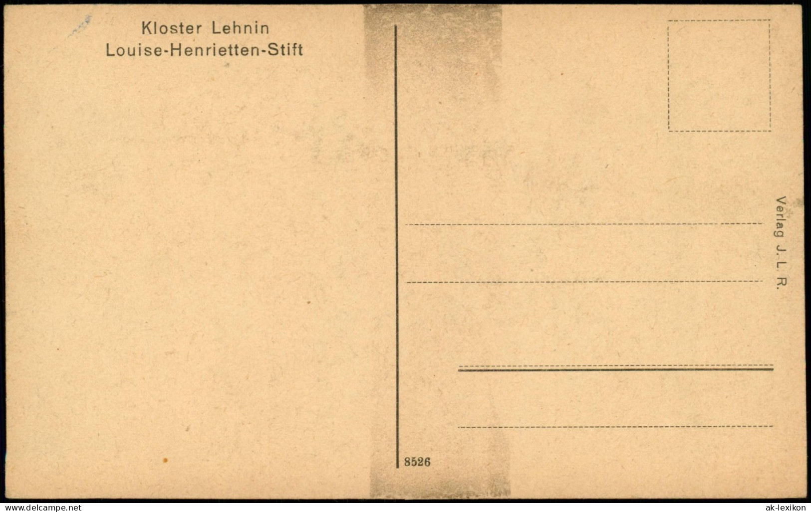 Lehnin-Kloster Lehnin Strassen Partie Am Louise-Henrietten-Stift 1920 - Lehnin