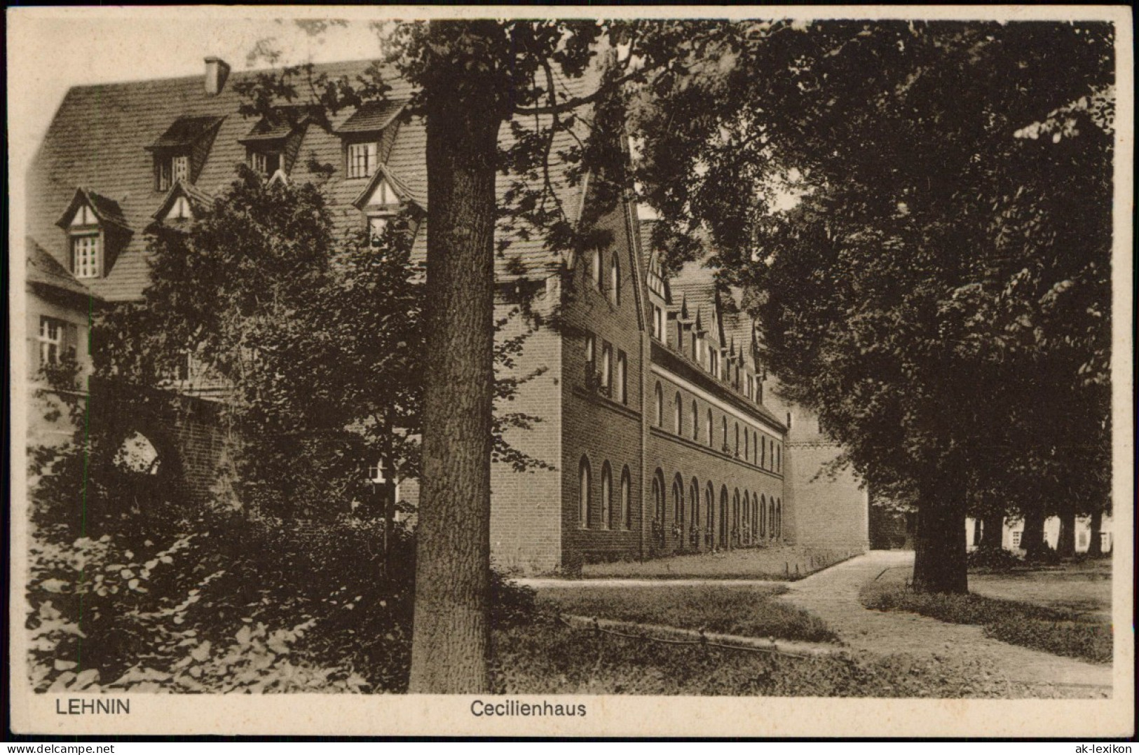 Ansichtskarte Kloster Lehnin Cecilienhaus 1924 - Lehnin