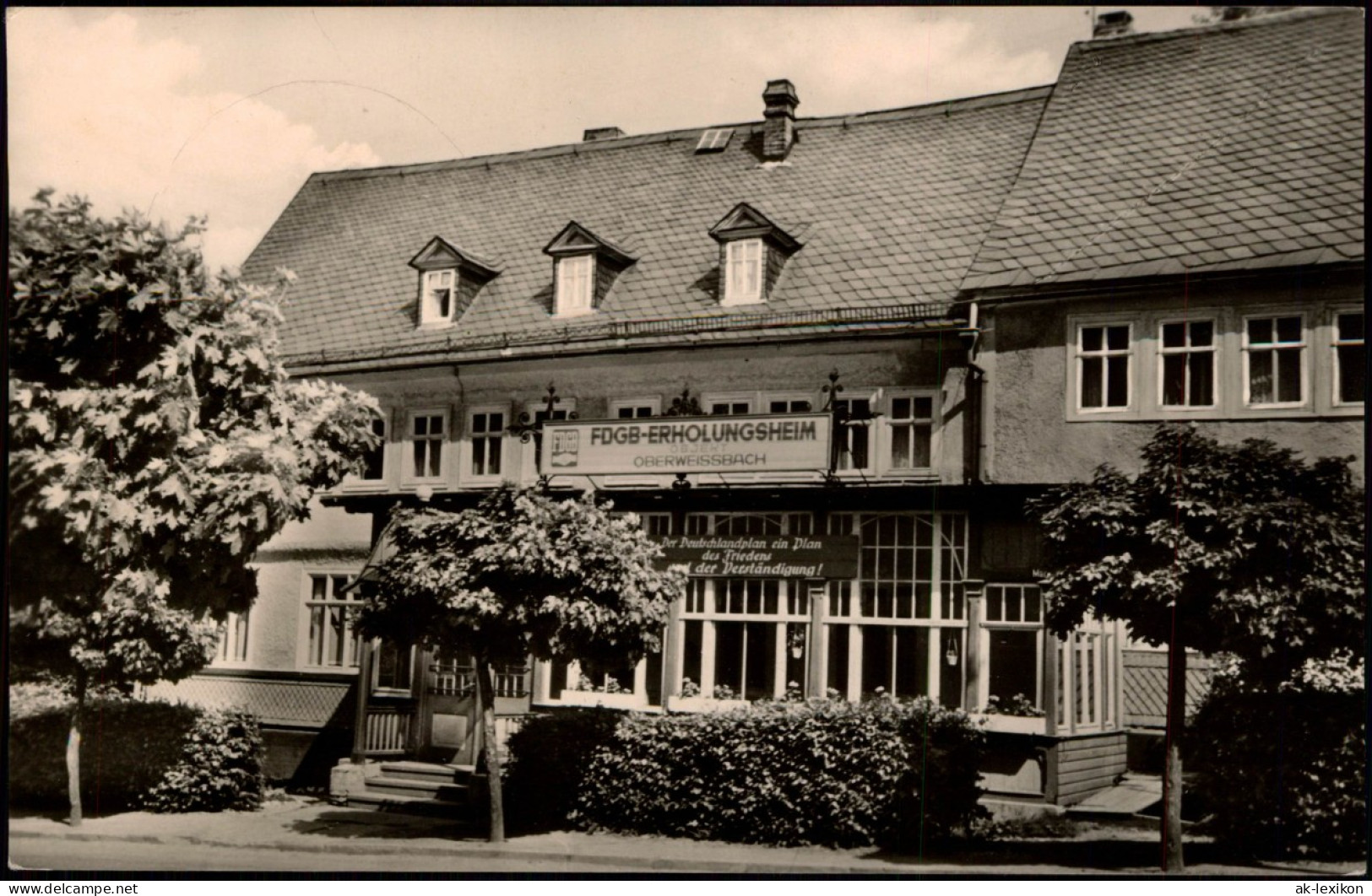 Ansichtskarte Oberweißbach FDGB-ERHOLUNGSHEIM 1964 - Oberweissbach