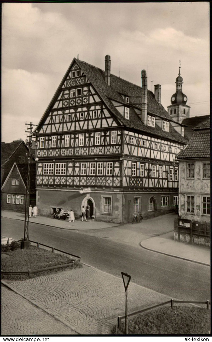 Ansichtskarte Suhl Rathaus Strassen Ansicht 1967 - Suhl