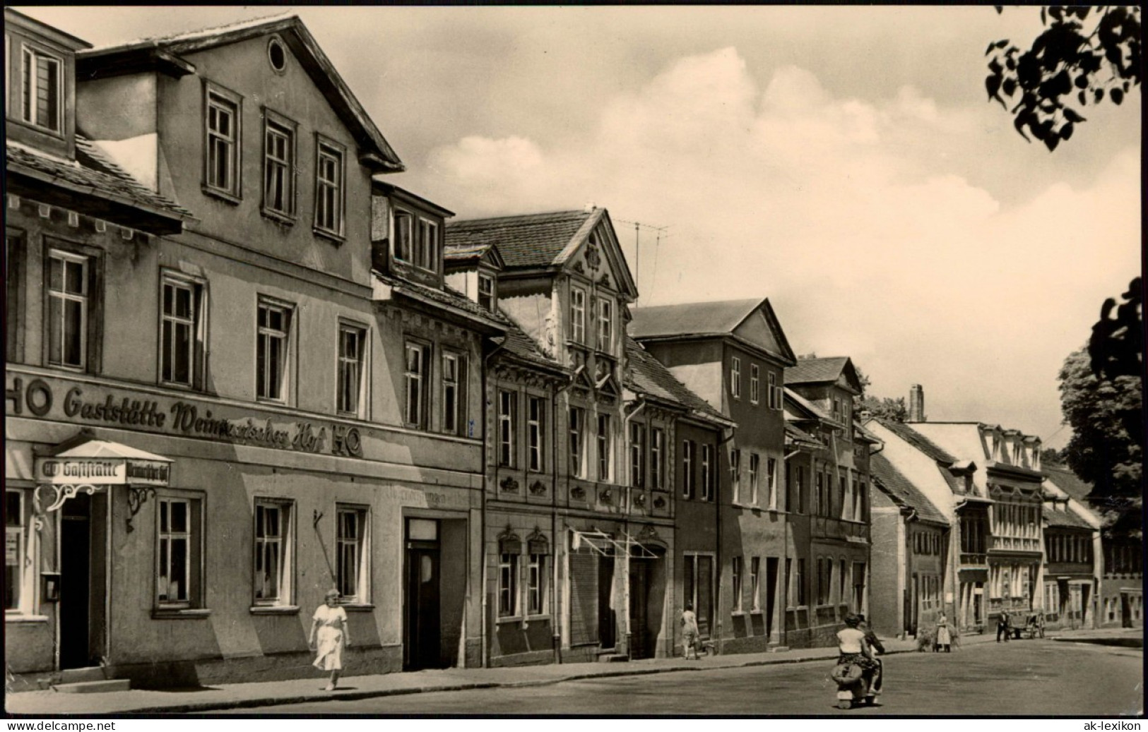 Bad Sulza Obere Marktstraße Mit HO Gaststätte DDR AK 1966/1963 - Bad Sulza