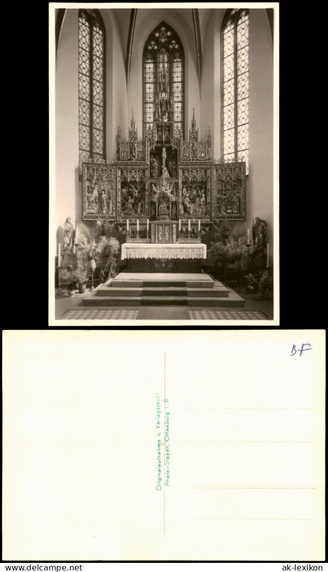 Ansichtskarte Offenburg Altar - Kirche 1961 - Offenburg