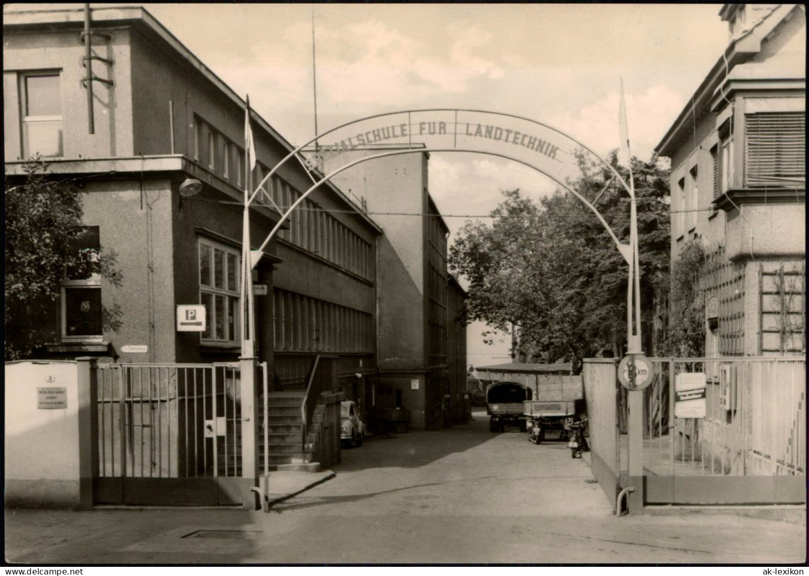 Großraschütz-Großenhain Spezialschule Für Landtechnik DDR AK 1966 - Grossenhain