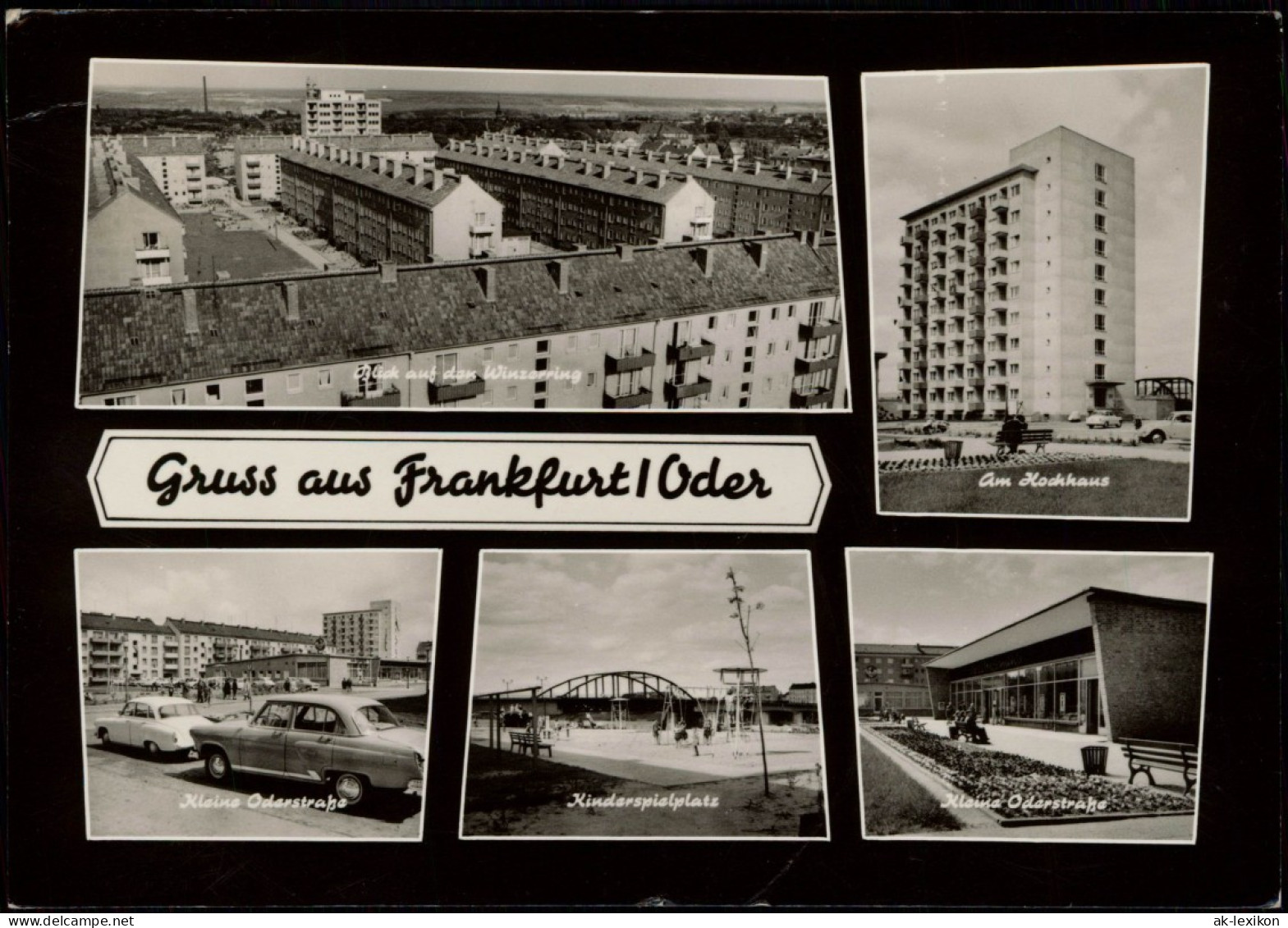 Frankfurt (Oder)  Hochhaus, Winzerring Wohnblocks Uvm. 1966/1965 - Frankfurt A. D. Oder