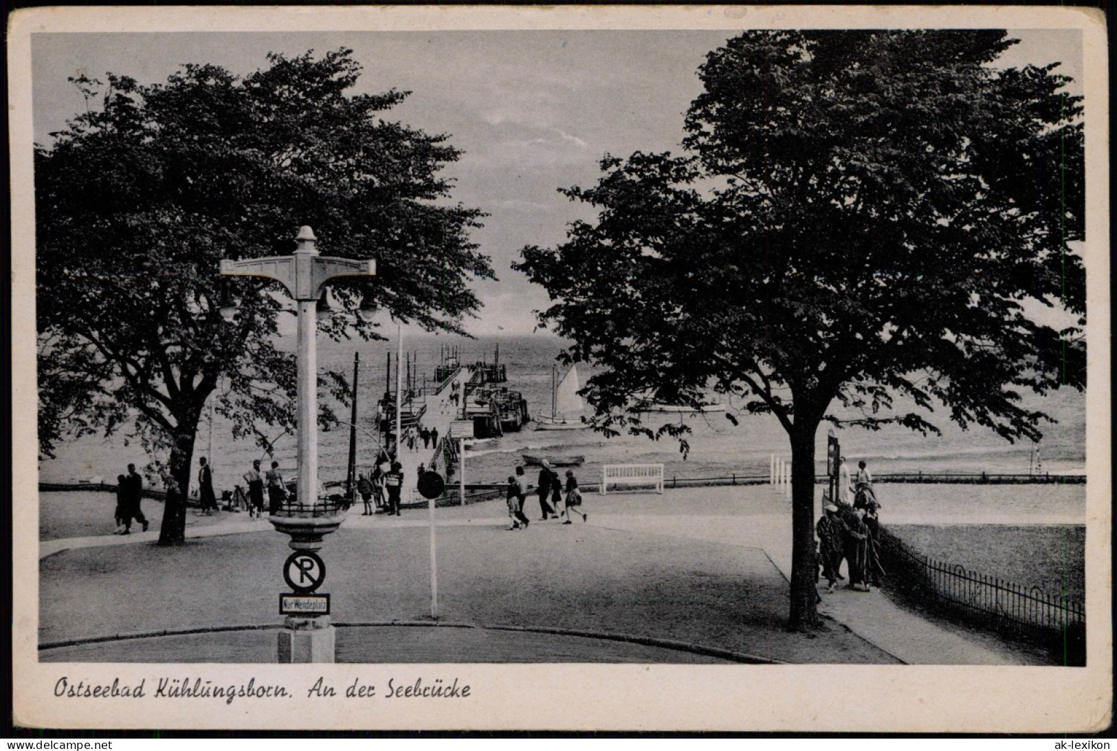 Ansichtskarte Kühlungsborn Ostseebad Partie An Der Seebrücke 1940 - Kuehlungsborn