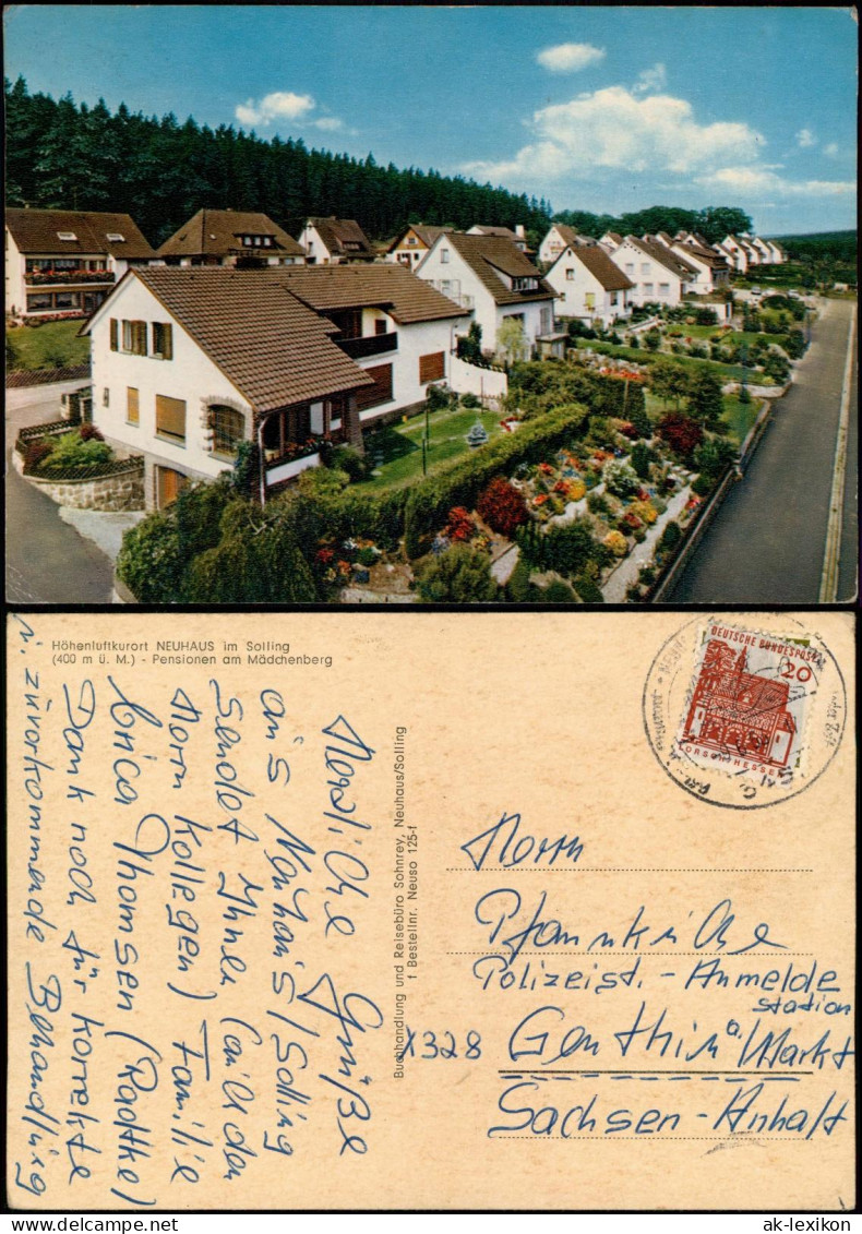 Ansichtskarte Neuhaus Im Solling-Holzminden Pensionen Am Mädchenberg 1965 - Holzminden