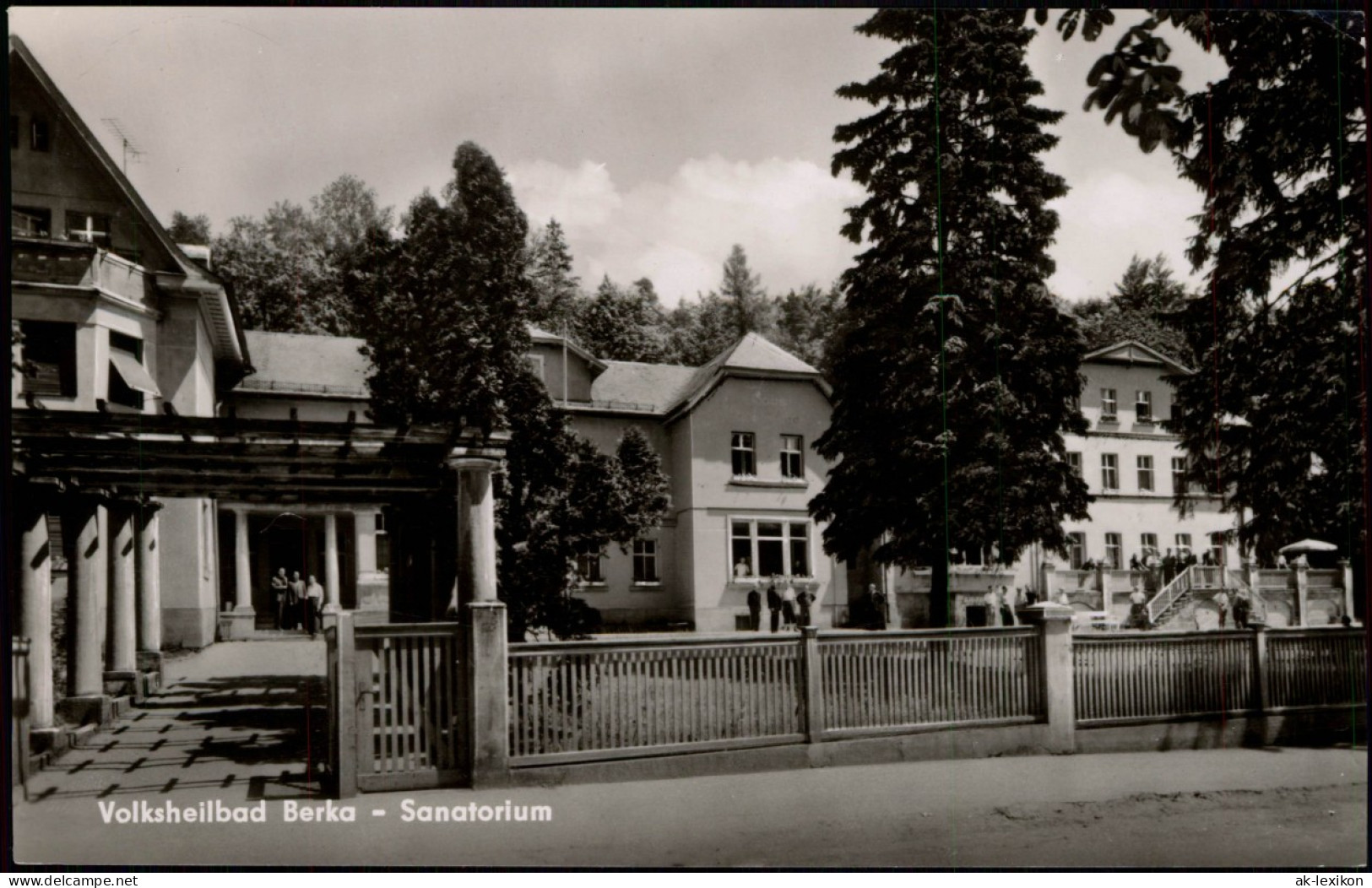 Ansichtskarte Bad Berka Sanatorium 1962 - Bad Berka