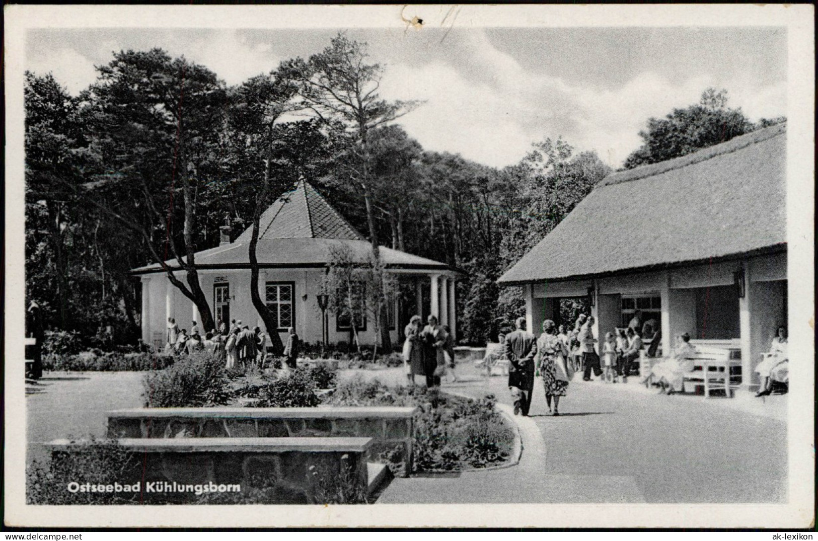 Ansichtskarte Kühlungsborn Anlagen - Pavillion 1957 - Kuehlungsborn