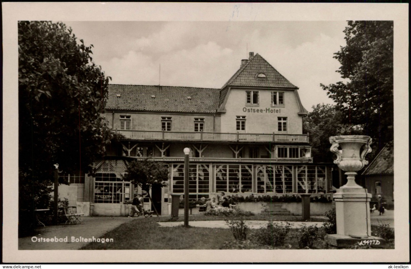 Ansichtskarte Boltenhagen Ostsee-Hotel Zu DDR-Zeiten 1966/1955 - Boltenhagen