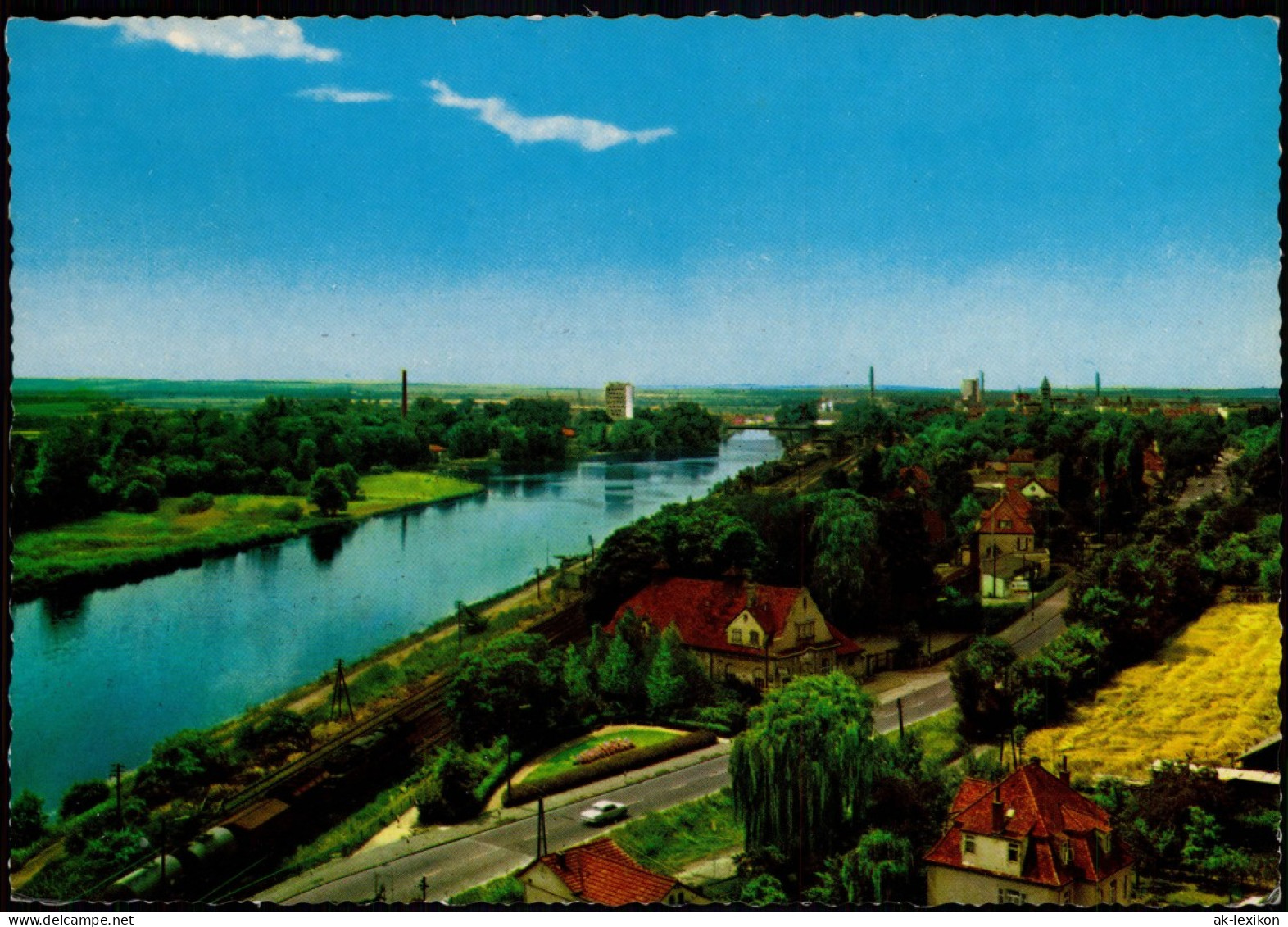 Ansichtskarte Schweinfurt Blick Von Der Peterstirn 1970 - Schweinfurt