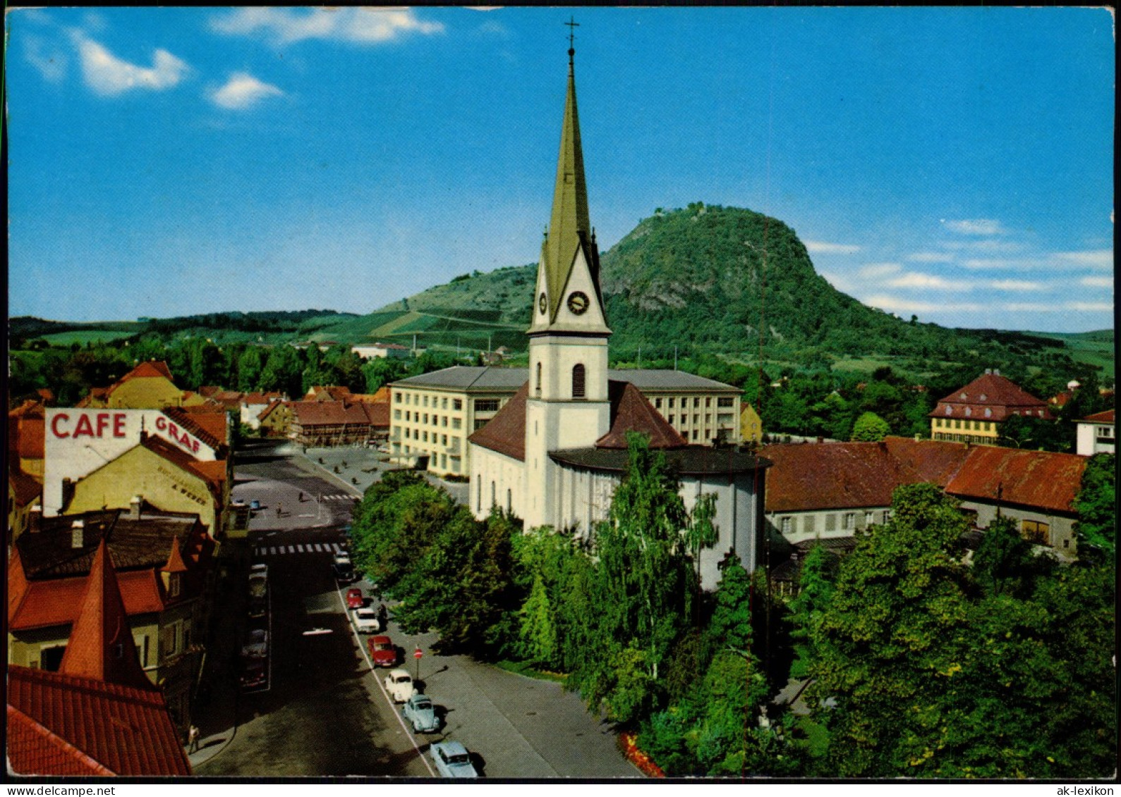 Singen (Hohentwiel) Panorama-Ansicht Mit Peter- Und Paulkirche 1973 - Singen A. Hohentwiel