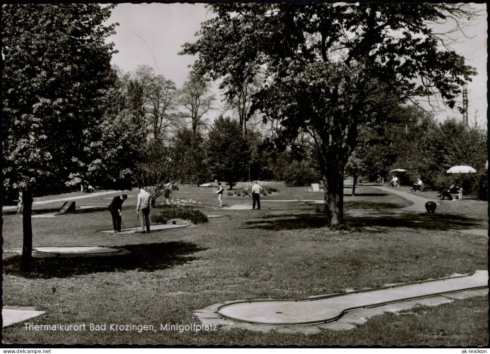 Ansichtskarte Bad Krozingen Minigolfplatz 1966 - Bad Krozingen