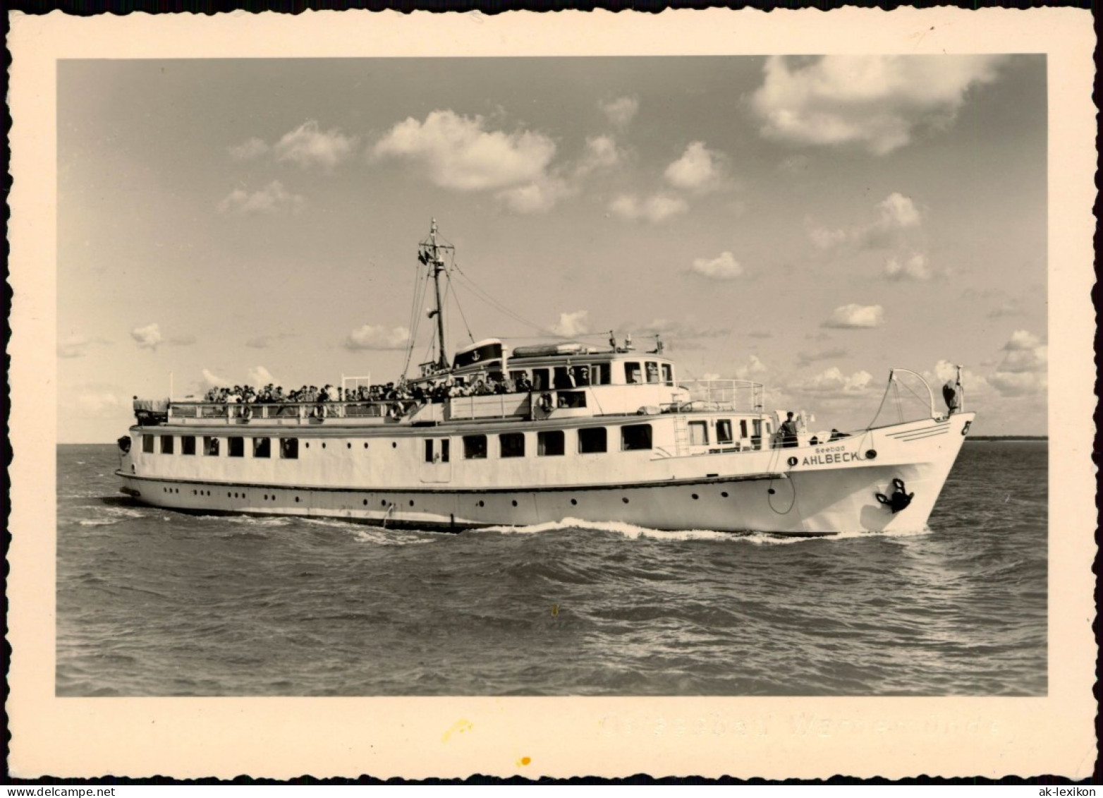 Ansichtskarte Stralsund M/S ,,Seebad Ahlbeck" 1960 - Stralsund