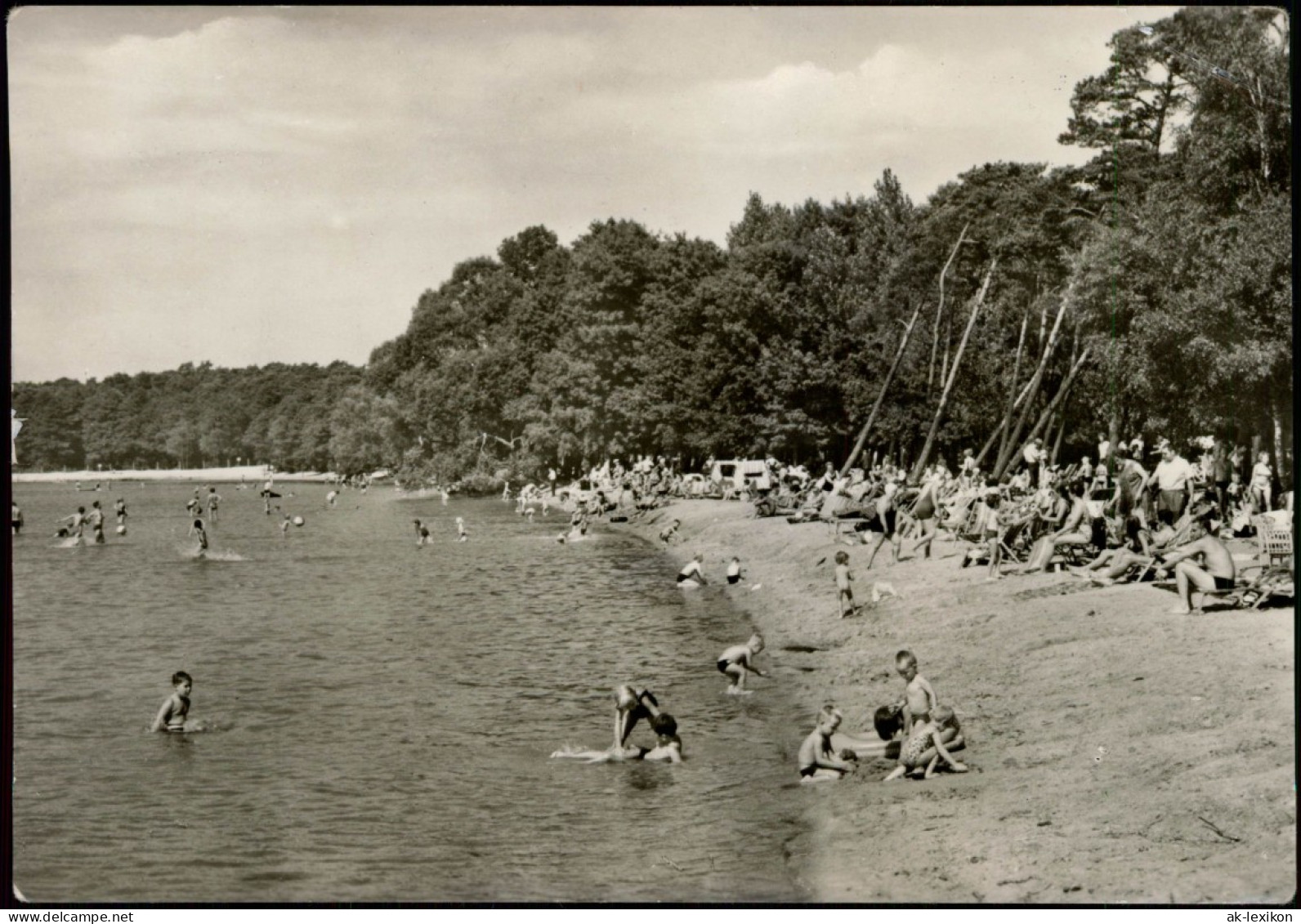 Arendsee (Mecklenburg-Vorpommern )-Kühlungsborn Strand M Badegästen 1979 - Kuehlungsborn