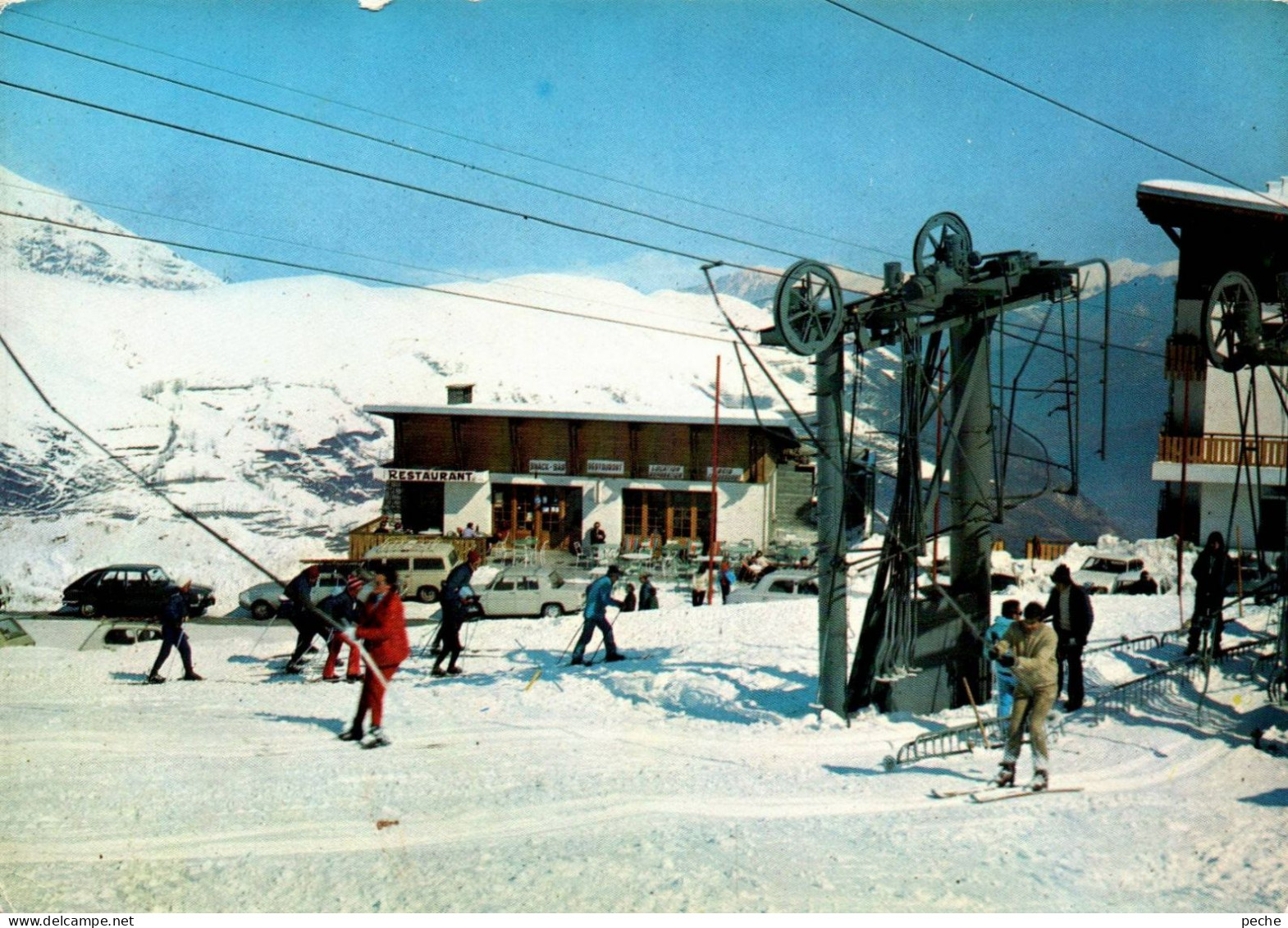 N°590 Z -cpsm St Lary Soulan -le Départ Du "Mickey" - Wintersport