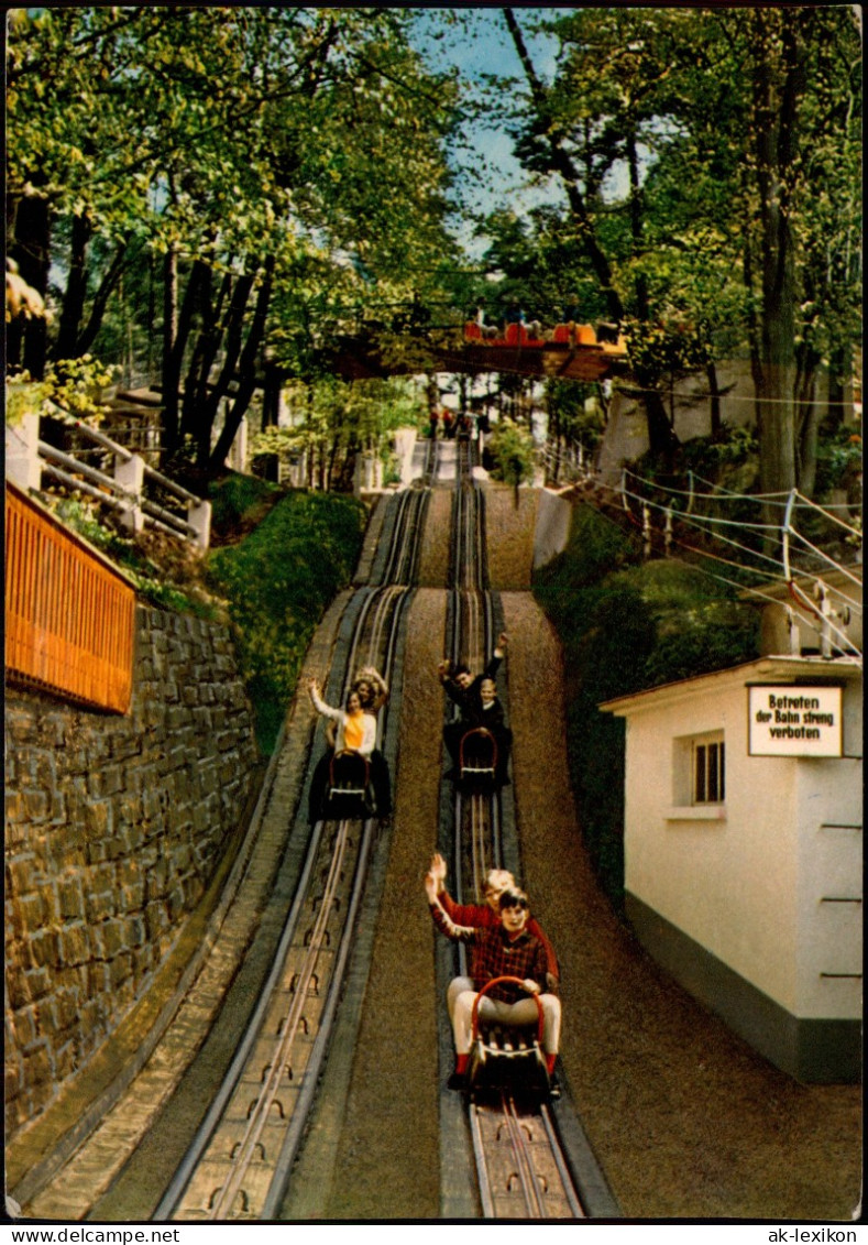 Ansichtskarte Ibbenbüren Freizeitpark Märchenwald - Sommerrodelbahn 1969 - Ibbenbüren