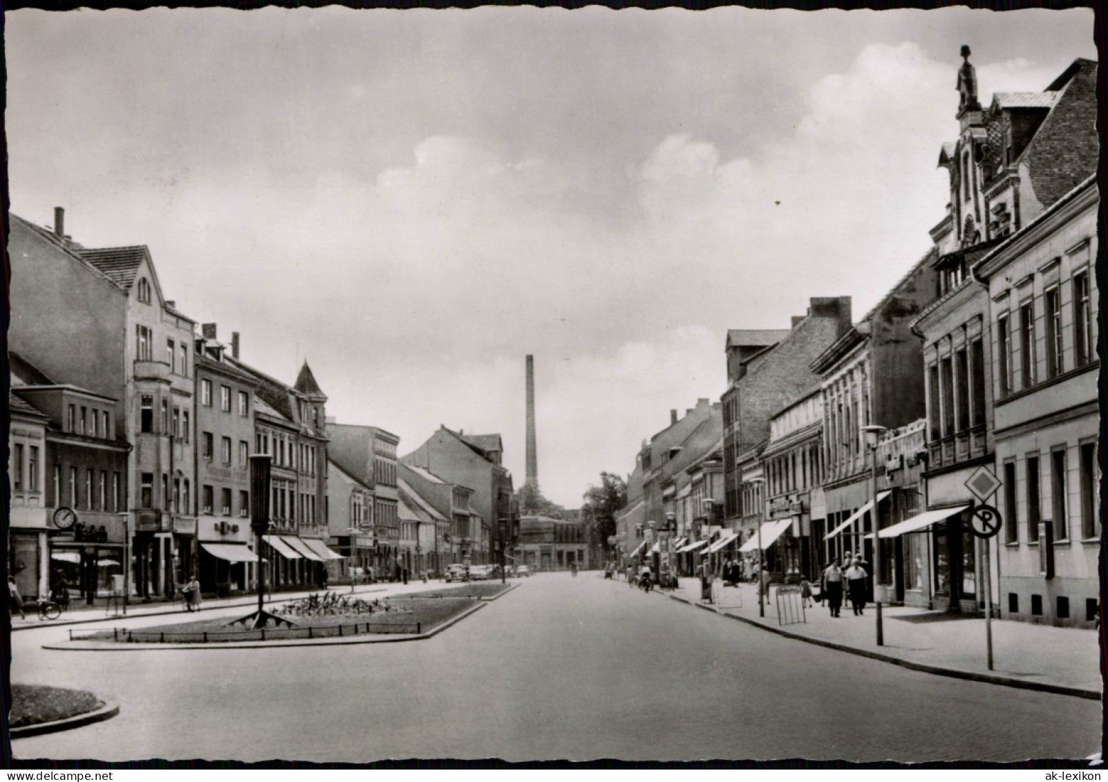 Ansichtskarte Luckenwalde Ernst Thälmann-Straße 1965 - Luckenwalde