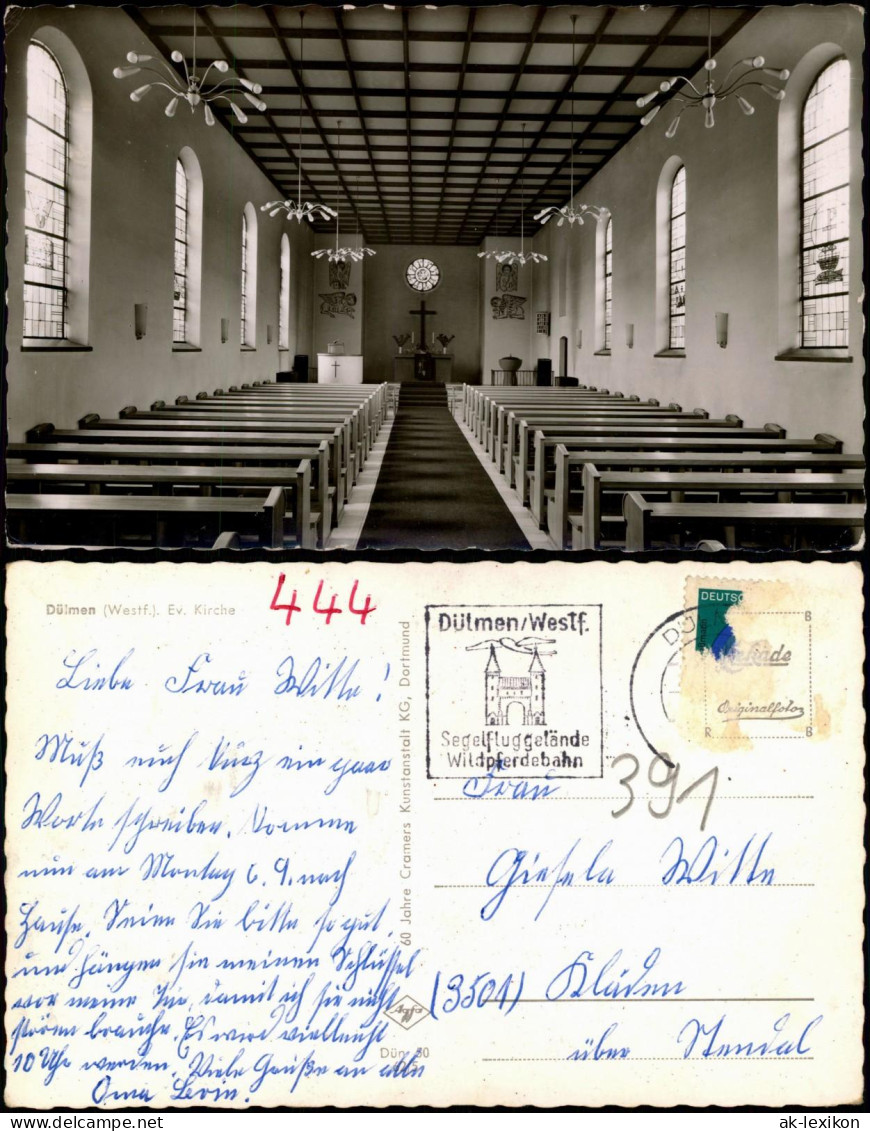 Ansichtskarte Dülmen Ec. Kirche - Innen 1962 - Dülmen