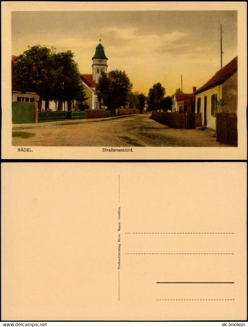 Rädel-Kloster Lehnin Straßen Ansicht Dorf Ansicht Partie Mit Häuser 1910 - Lehnin