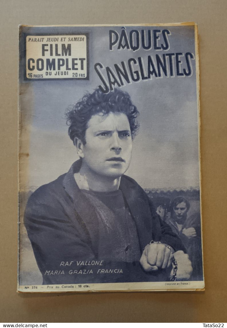 Film Complet - 16 Pages N° 376  Pâques Sanglantes - Cinema