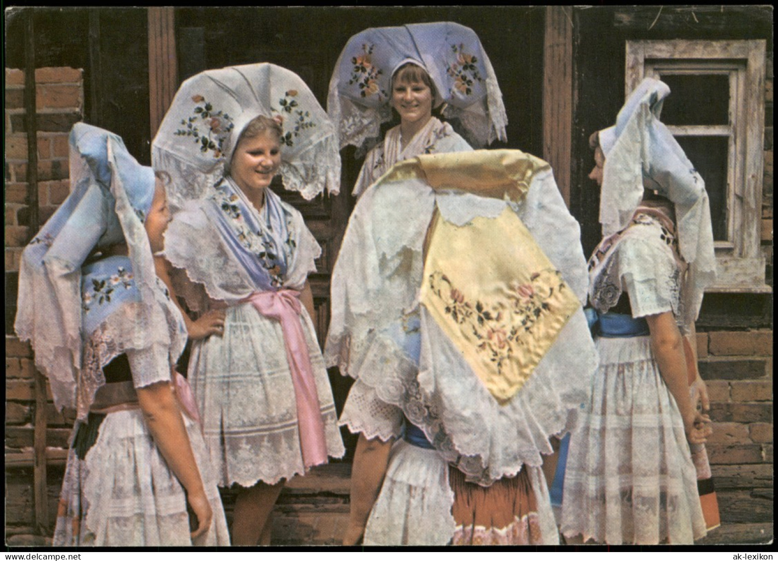 Burg (Spreewald) Dolnoserbska Drastwa (Borkowy) Niedersorbische Festtracht 1978 - Burg (Spreewald)