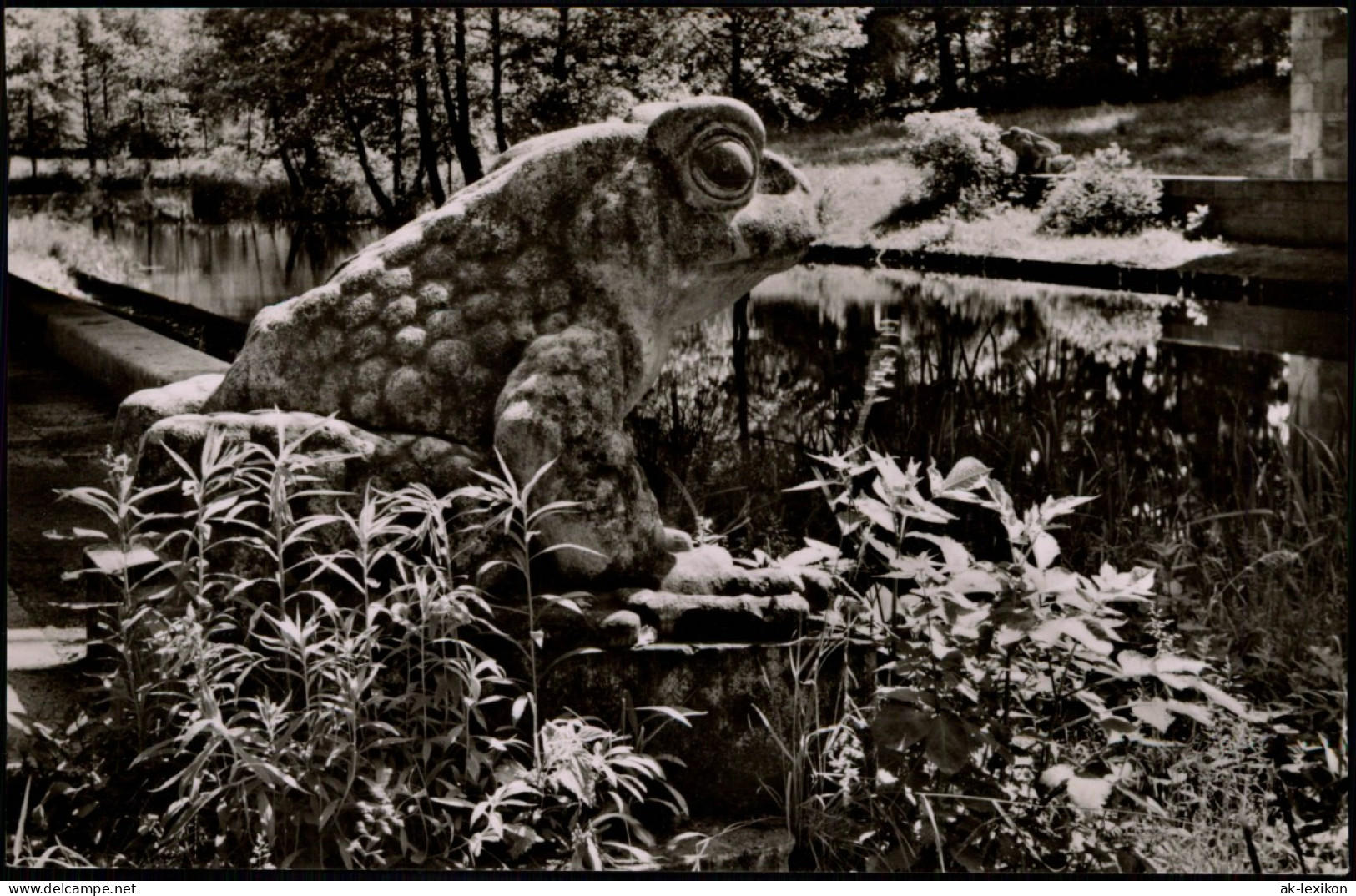 Fangschleuse-Grünheide (Mark) Alte Löcknitz - Froschbrücke 1961 - Grünheide