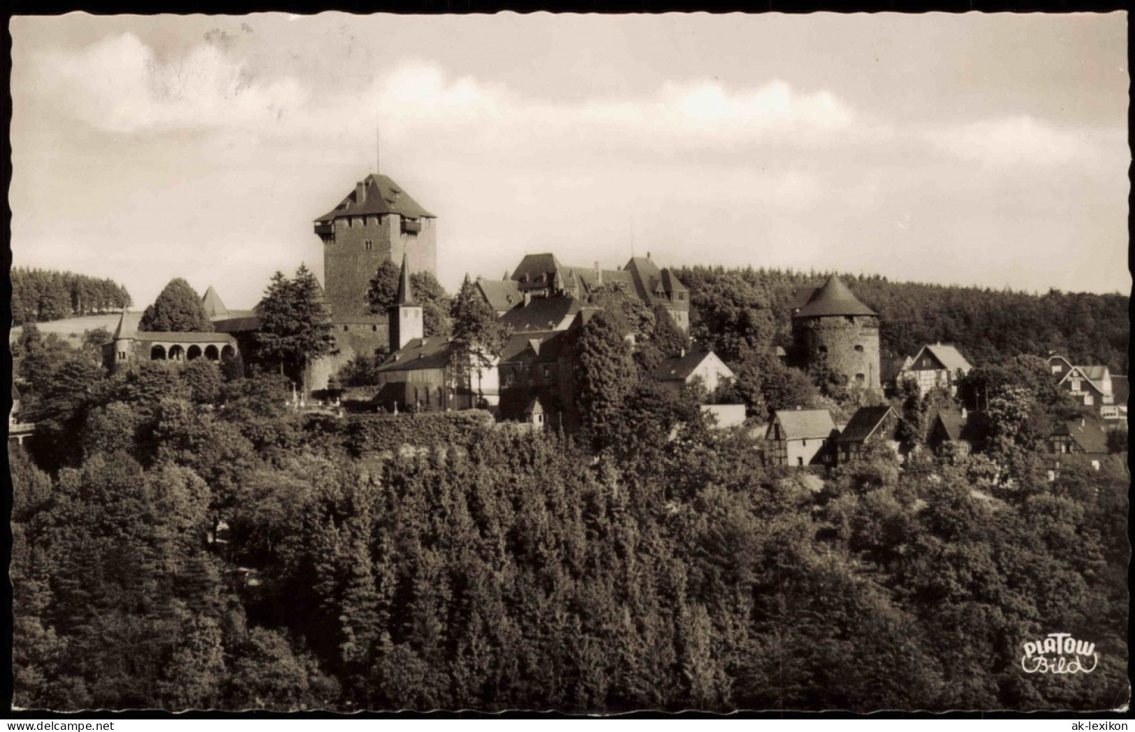 Burg An Der Wupper-Solingen Panorama-Ansicht Blick Auf Das Schloß (Castle) 1956 - Solingen