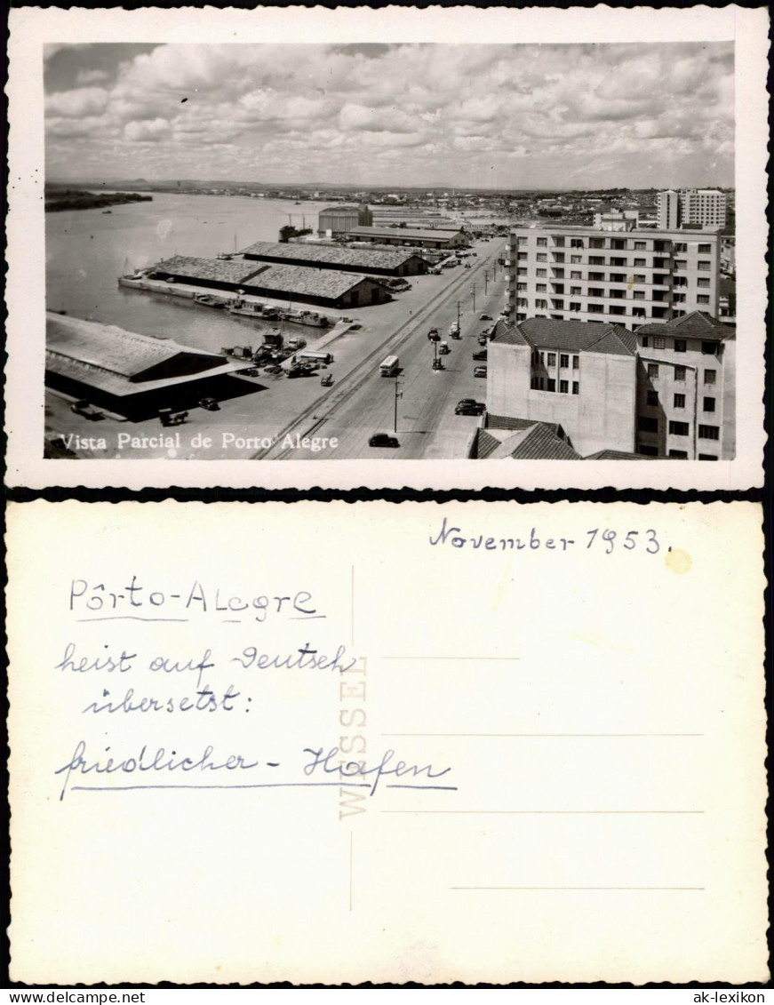 Porto Alegre Panorama-Ansicht, Blick Auf Fabrik-/Lagerhallen 1953 - Sonstige & Ohne Zuordnung