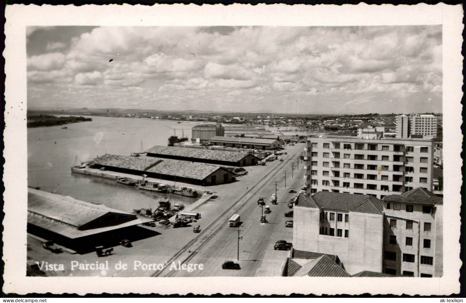 Porto Alegre Panorama-Ansicht, Blick Auf Fabrik-/Lagerhallen 1953 - Sonstige & Ohne Zuordnung