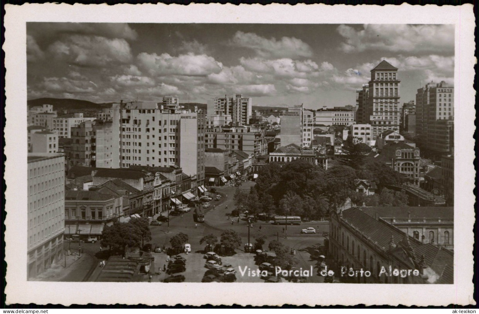 Postcard Porto Alegre Stadt-Ansicht, City-View, Vista Parcial 1952 - Sonstige & Ohne Zuordnung