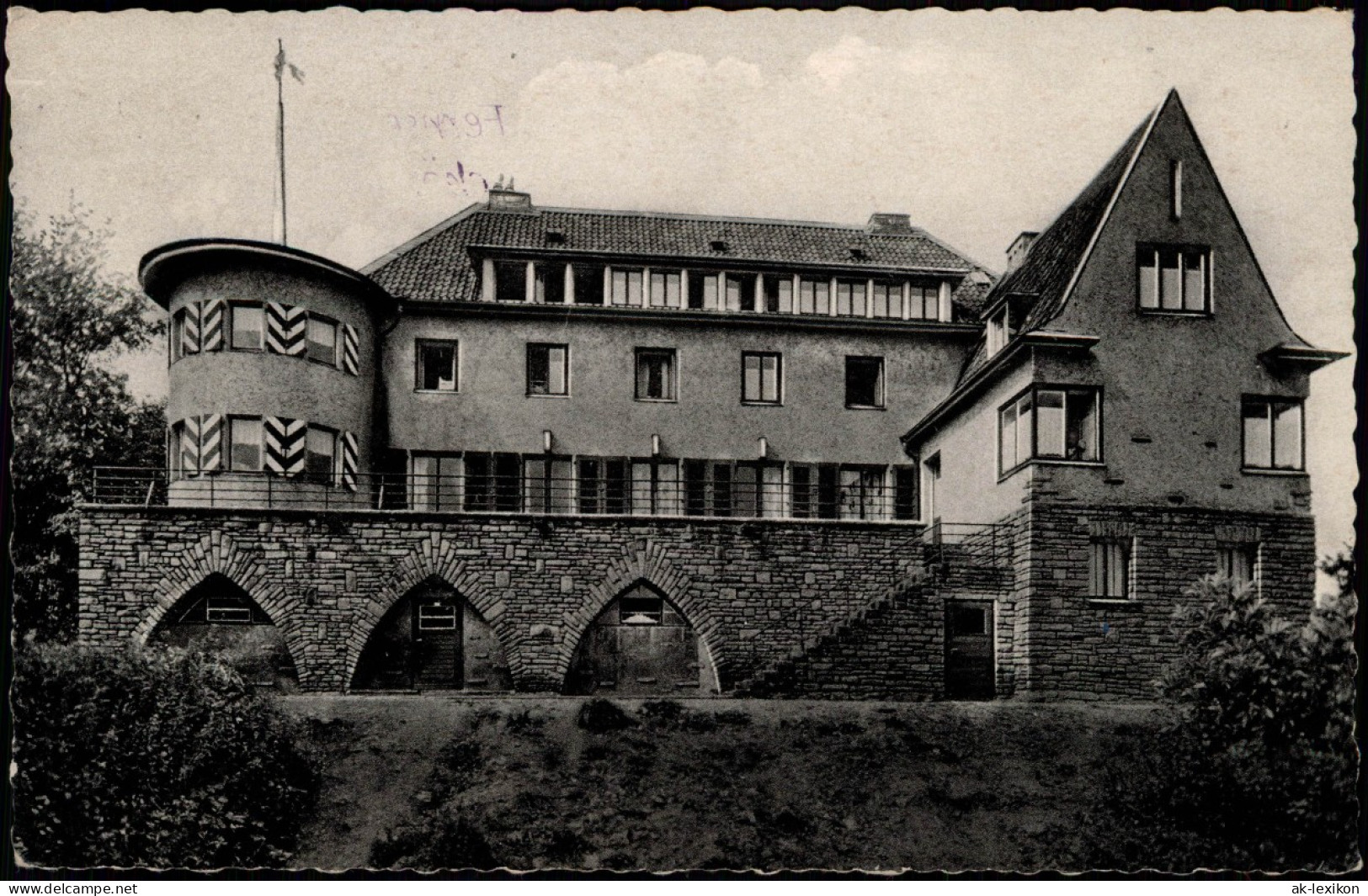 Ansichtskarte Iserlohn Waldstadt Jugendherberge 1955 - Iserlohn