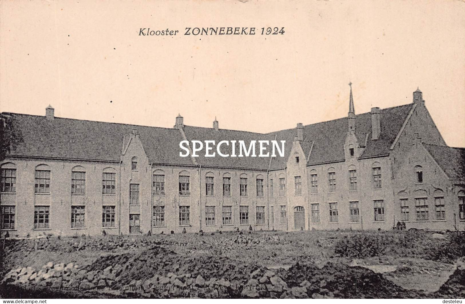 Klooster Zonnebeke 1924 - Zonnebeke