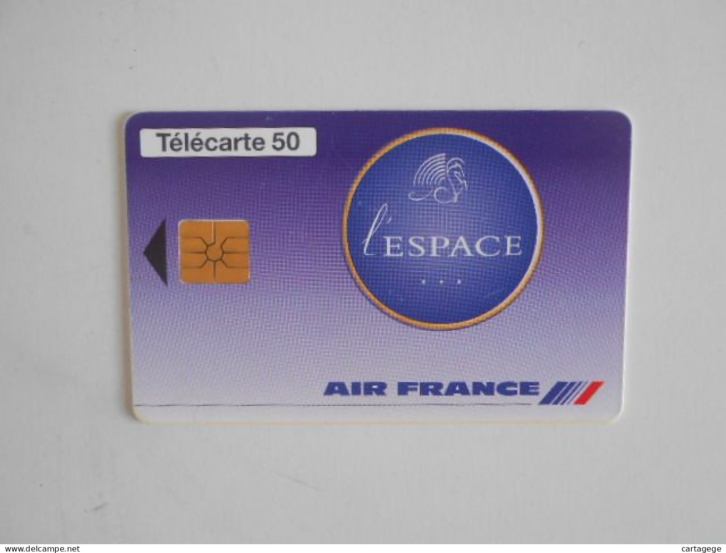 TELECARTE FRANCE En 1259 AIR FRANCE L'ESPACE TEMPO - 50 Einheiten