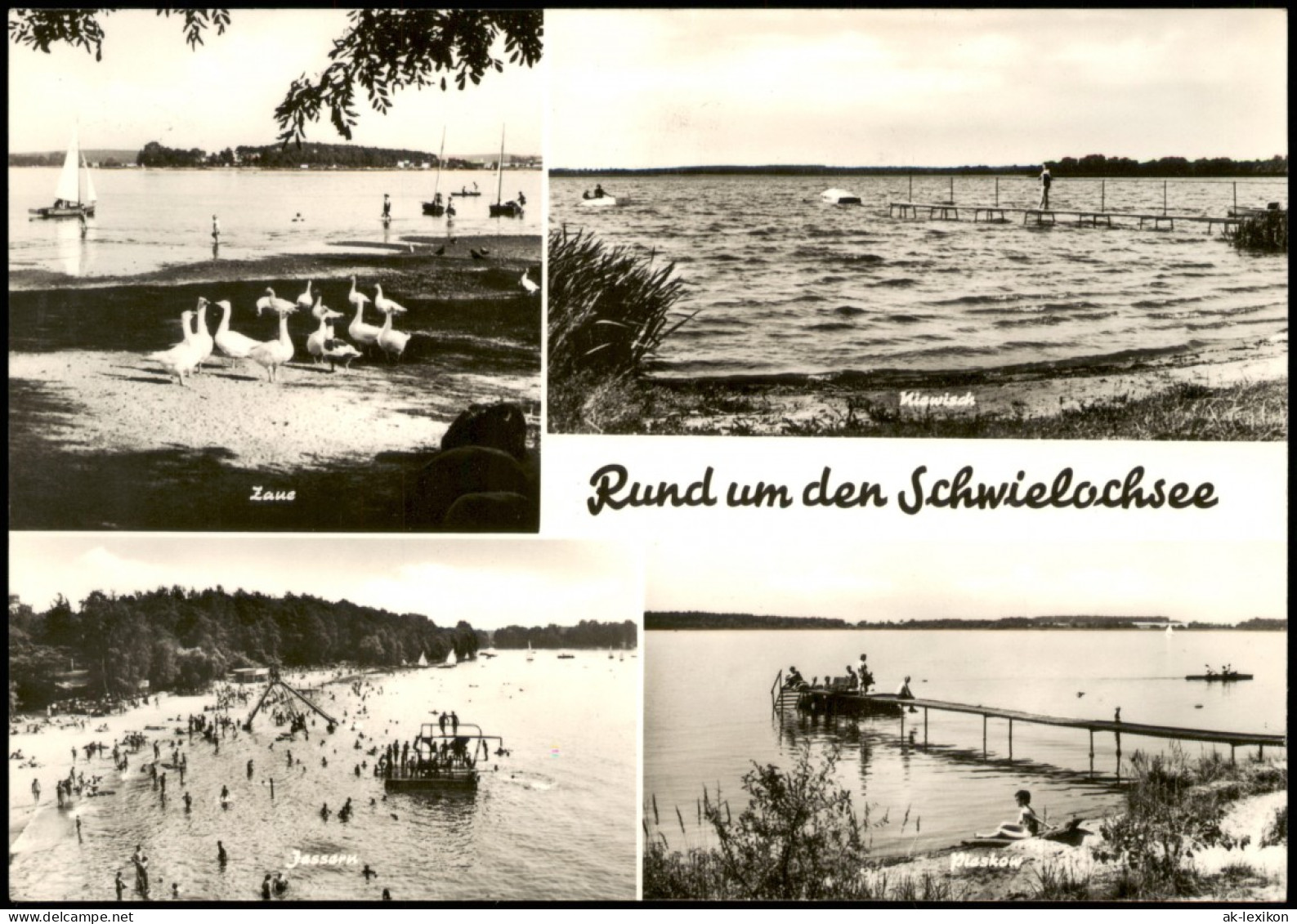 Goyatz-Schwielochsee Rund Um Den Schwielochsee DDR Mehrbildkarte 1969 - Goyatz