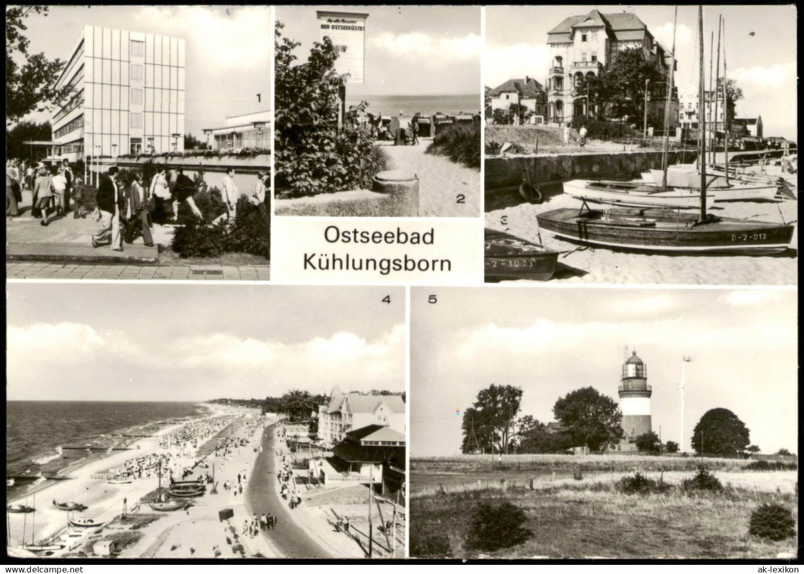 Kühlungsborn Mehrbild-AK Mit FDGB-Ferienheim, Strand, Promenade 1982 - Kuehlungsborn