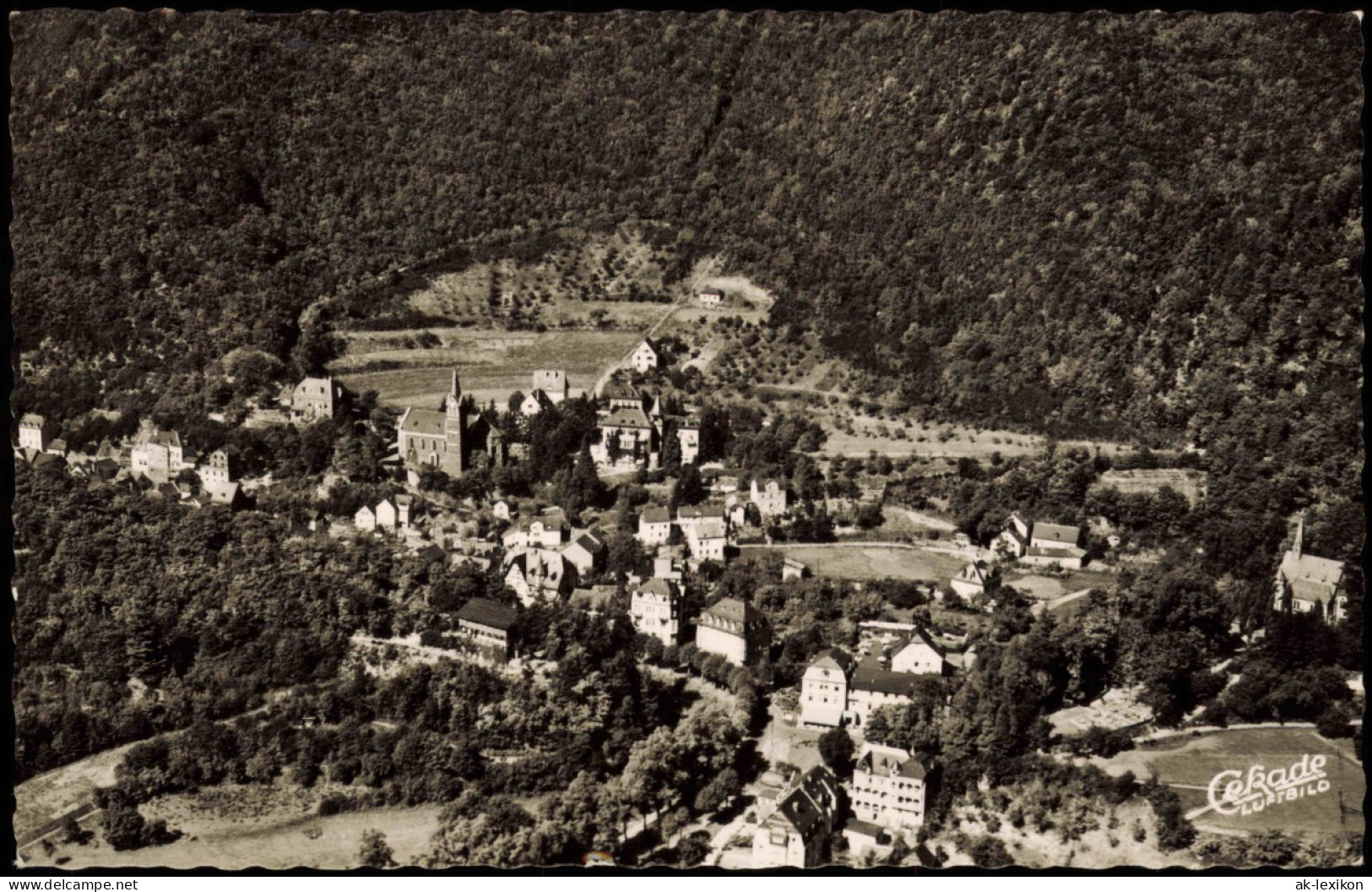 Ansichtskarte Bad Bertrich Luftaufnahme Luftbild 1955 - Bad Bertrich