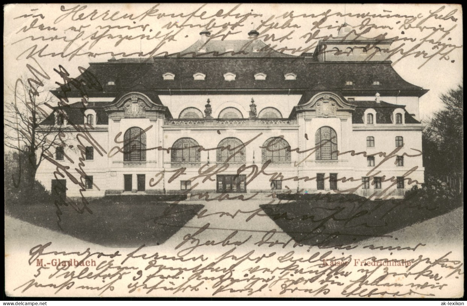 Ansichtskarte Mönchengladbach Kaiser Friedrich-Halle 1911 - Moenchengladbach