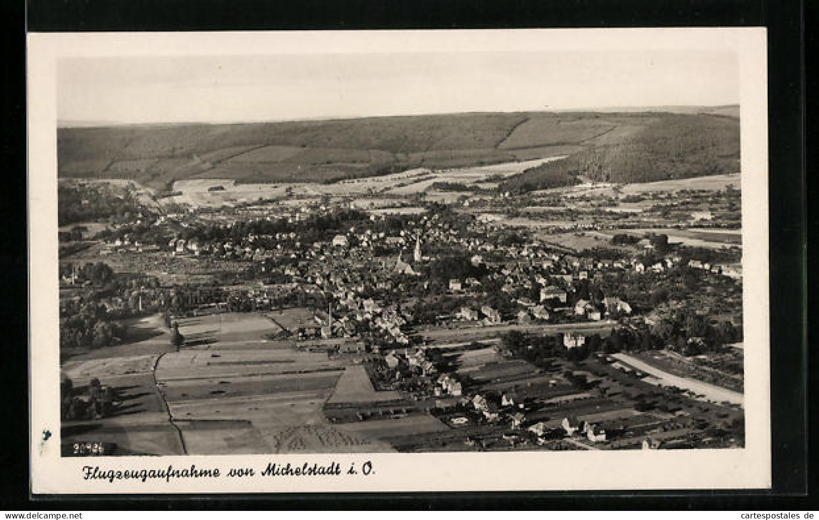 AK Michelstadt I. O., Gesamtansicht, Fliegeraufnahme  - Michelstadt