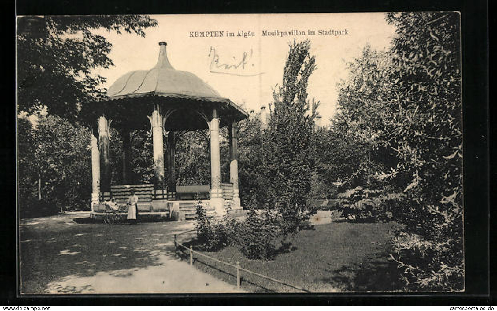 AK Kempten /Allgäu, Musikpavillon Im Stadtpark  - Kempten