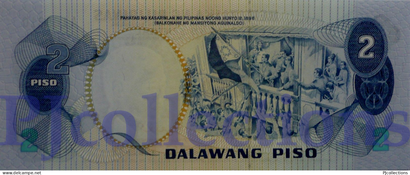 PHILIPPINES 2 PESOS 1970 PICK 152a UNC - Philippinen