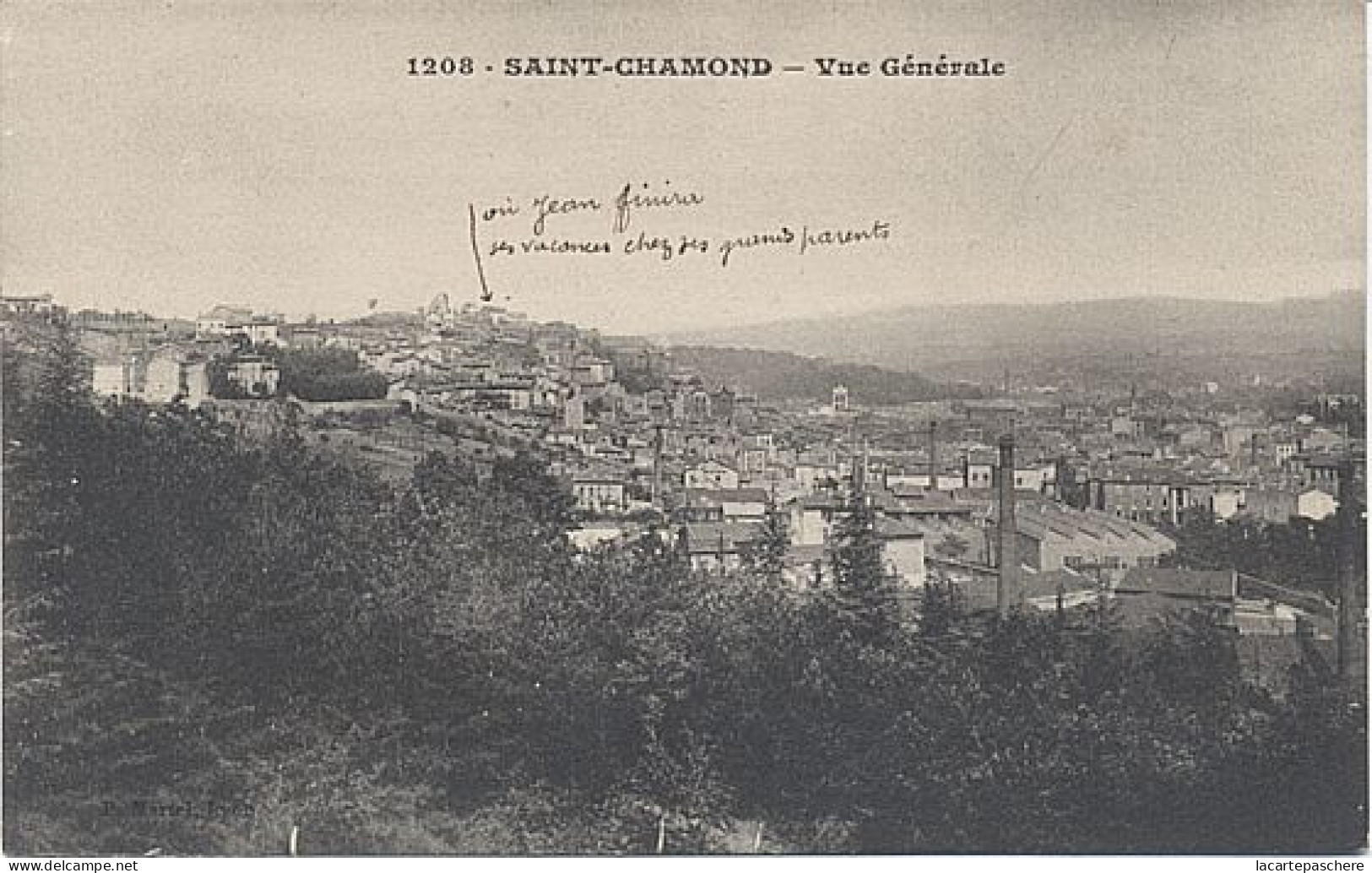 X111613 LOIRE SAINT CHAMOND VUE GENERALE - Saint Chamond